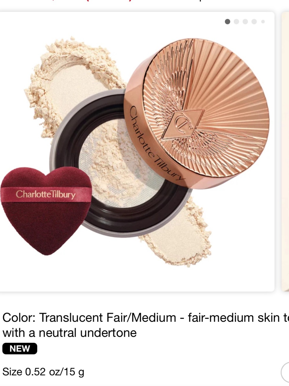 Charlotte Tilbury Airbrush Flawless Blur Loose Powder